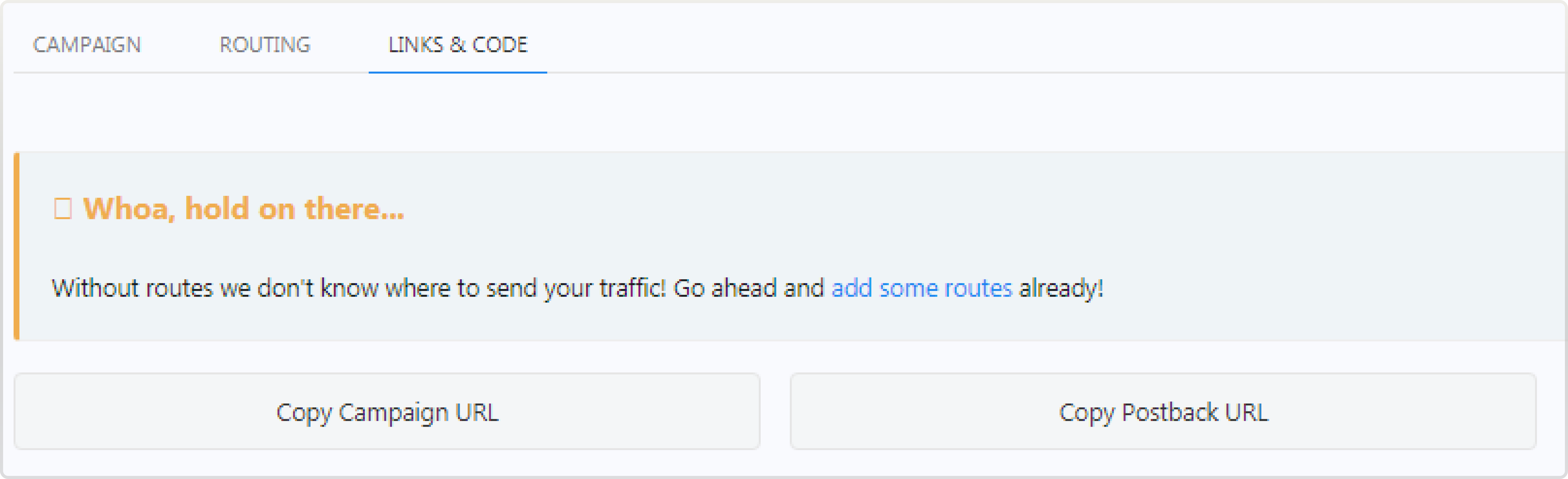 Setting up the campaign via Kintura