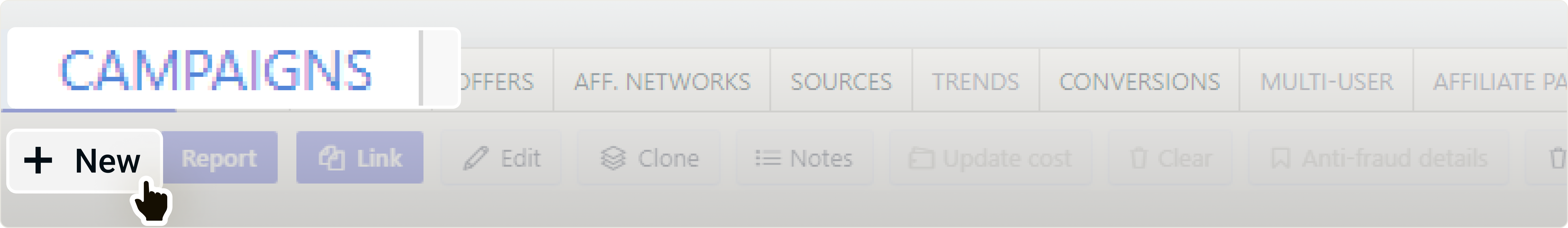 Setting up campaign via PeerClick