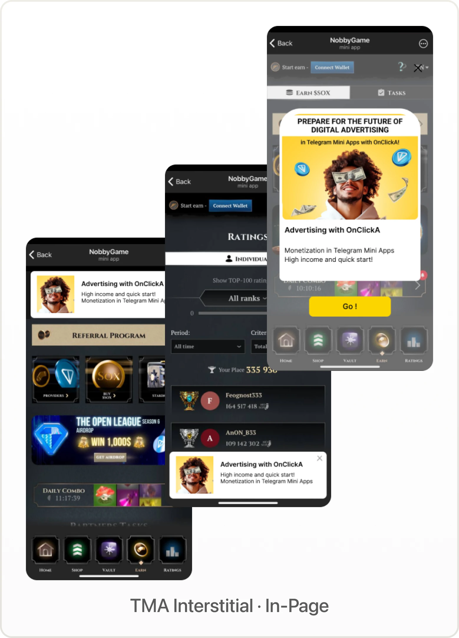 Interstitial ad examples