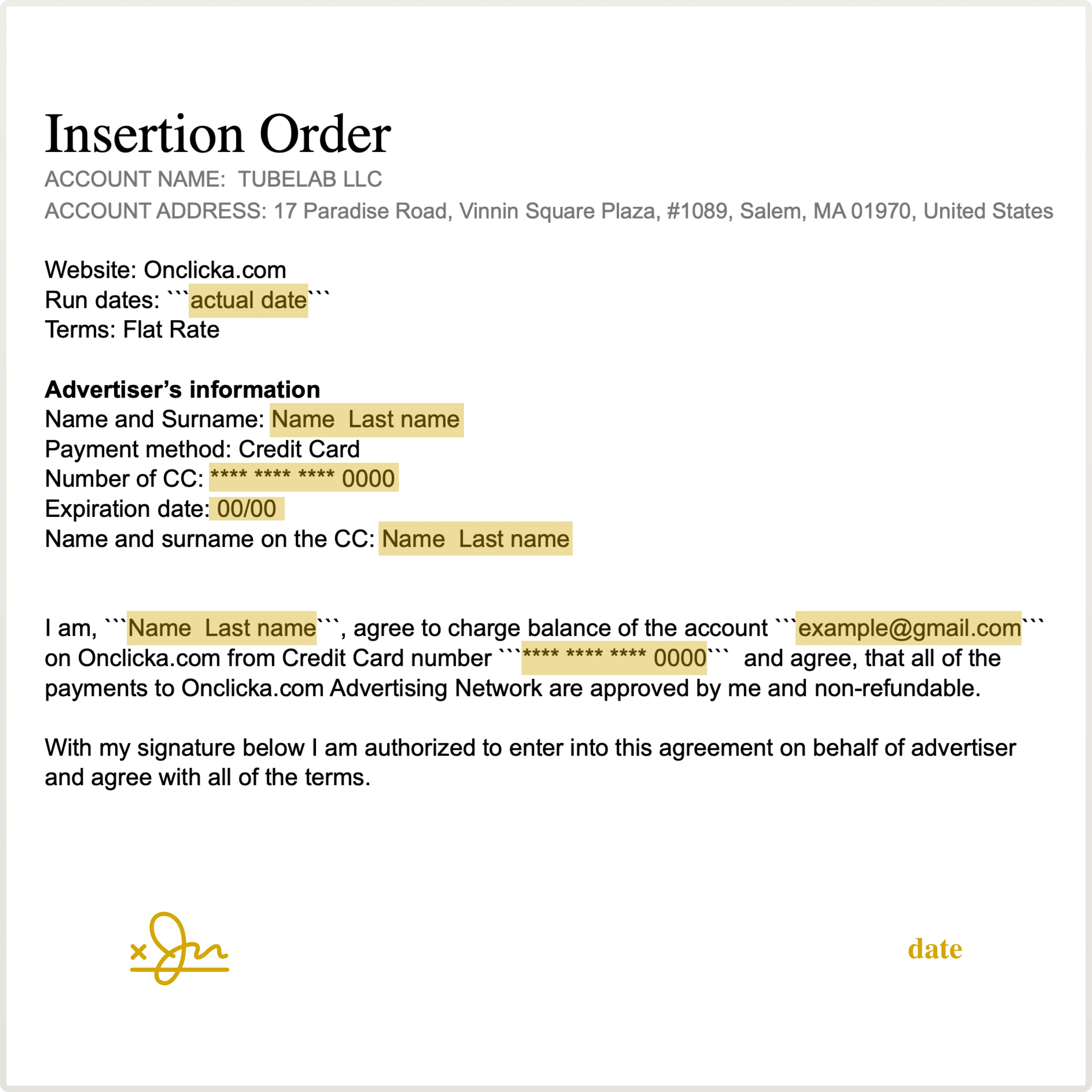 the look of insertion order (io)