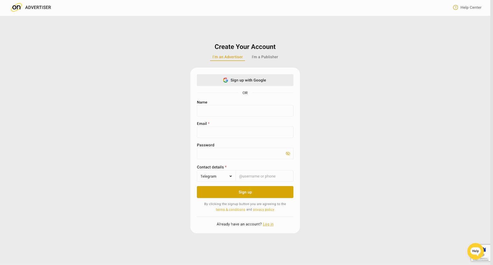 Step 1: Register and link your OnClickA and 3SNET accounts.