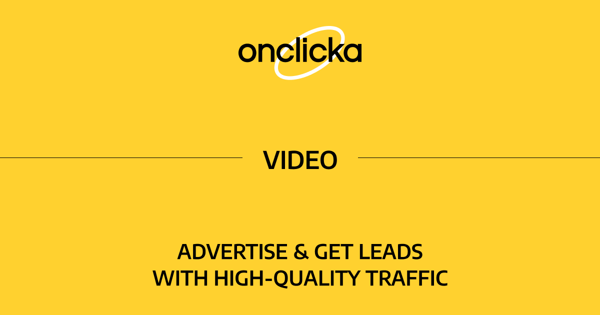 Video In-Stream Advertising Format | OnClickA - HQ Traffic Worldwide